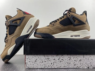 Retro AJ4- x ZeroBulk  Jordan Air 3936 Travis 4 Scott Brown 1026